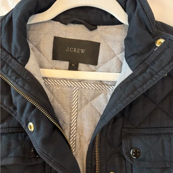 J.Crew black Quilted Jacket - Picture 3 of 6